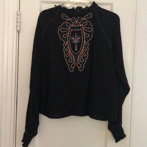 Beautiful XS Antik Batik Black top